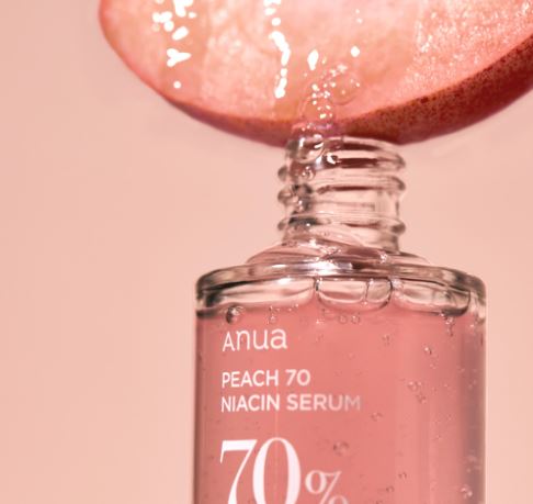Anua Peach 70% Niacinamide Serum 30ml / brightening hydrating face serum hyperpigmentation treatment/daily clean beauty (1.01 fl. oz.)